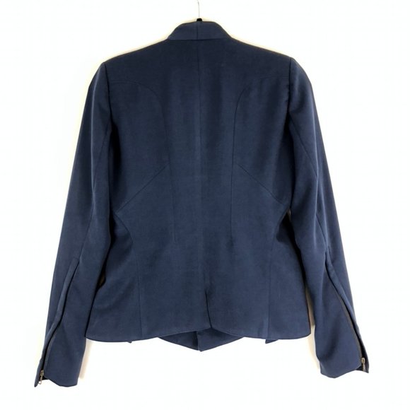 Improvd V-Neck Jacket with Zipper Closure - Picture 2 of 7